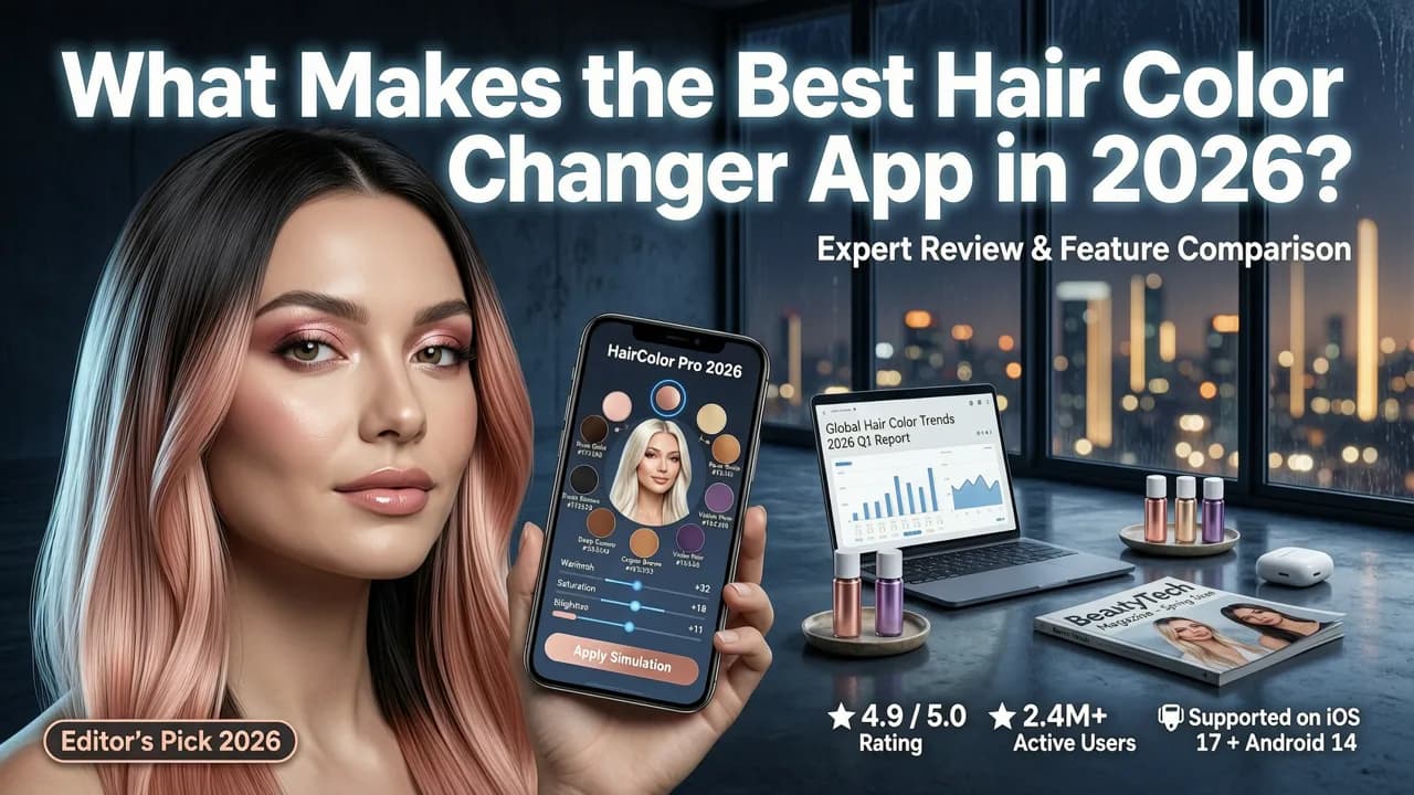 What Makes the Best Hair Color Changer App in 2026? - best hair color changer app