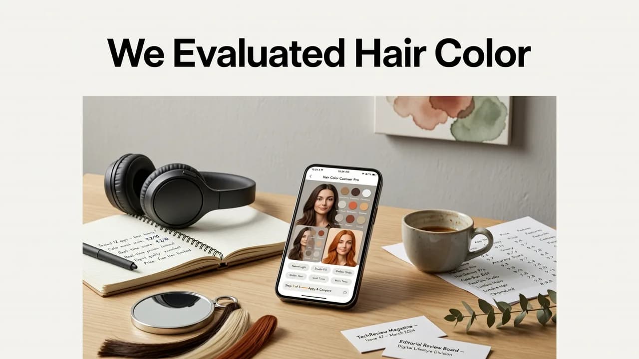 How We Evaluated the Top Hair Color Changer Apps - best hair color changer app