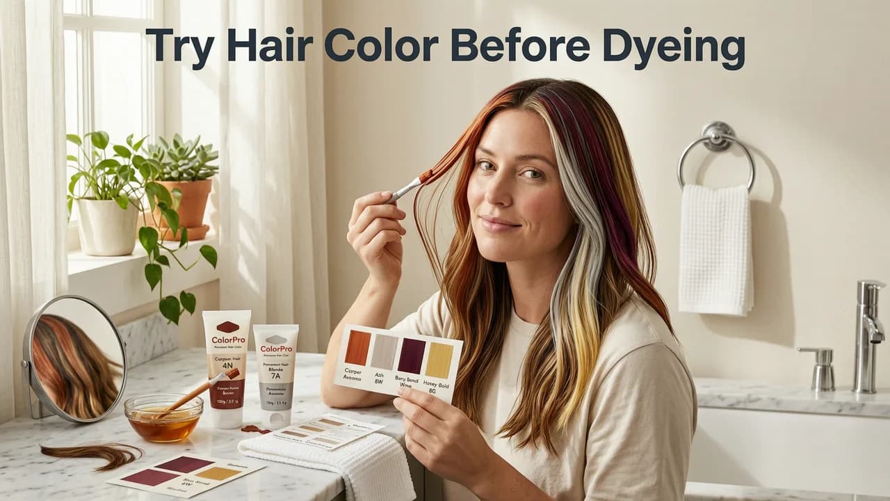 Try Hair Color Before Dyeing — Without the Salon Regret - try hair color before dyeing