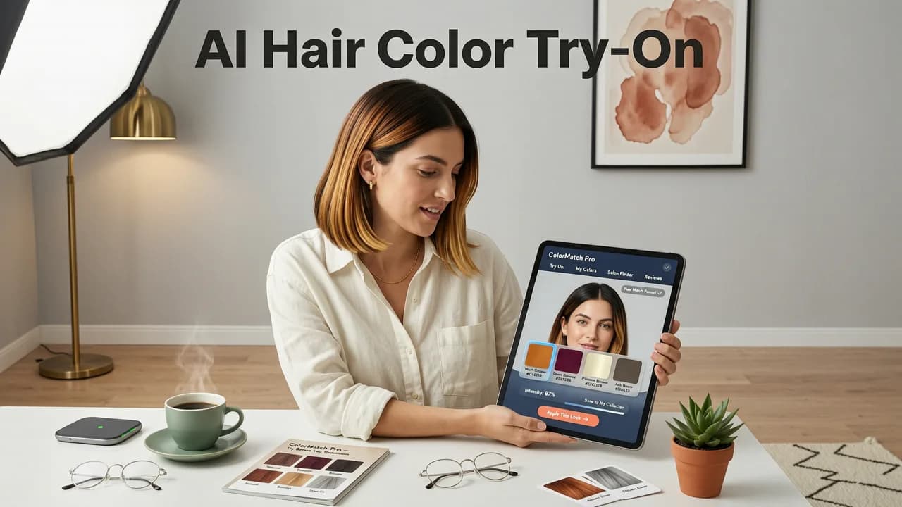 How AI Hair Color Try-On Works in 2026 - try hair color before dyeing