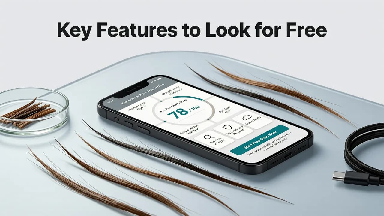 Key Features to Look for in a Free Hair Analyzer App - hair analyzer app free