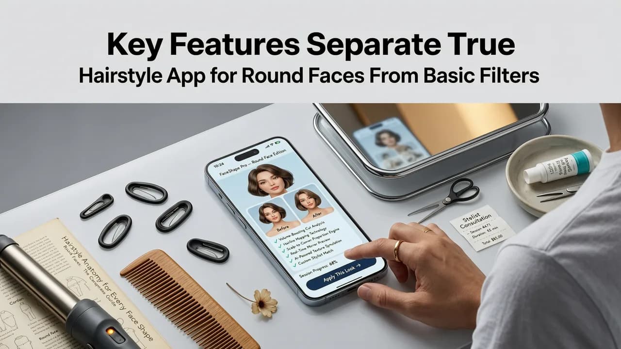 Key Features That Separate a True Hairstyle App for Round Faces From Basic Filters - hairstyle app for round faces